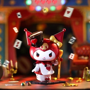 Vente en gros de figurines authentiques Saniro Kuromi Poker Kingdom Spade Series Jouets Poupées Boîte mystère Ornements de bureau pour filles Cadeaux - Product Image 5