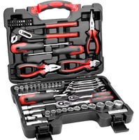 Kit d'outils à main OEM 65 pièces, ensemble d'outils à main pour la maison, utilisation domestique, combinaison