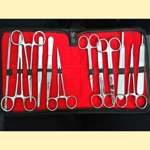 Kit de fórceps de acero inoxidable Manual de microcirugía Instrumentos quirúrgicos básicos para fuente de alimentación de laceración de sutura - Product Image 5