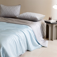 Ensemble de couette d'été réversible en Lyocell de qualité supérieure, imprimé actif, matelassé, pour la décoration de chambre, plusieurs tailles disponibles