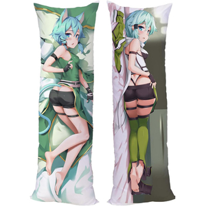 Customized Double Side Logo Printing Anime Body Pillow Case Peach Skin Cover <strong>Personalized</strong> Hugging Sleeping <strong>Cushion</strong> - Product Image 1