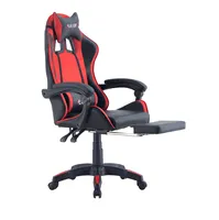Échantillon gratuit direct d'usine de chaise de jeu de course avec logo personnalisé chaise de jeu RVB en cuir réglable et pivotante