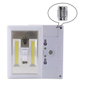 LED Night Wall Light Rectangle Battery Powered Switch Control Emergency Lighting Cabinet Light - Product Image 1