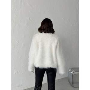 Abrigos Largos de Piel Sintética de Visón Estampados para Mujer Topshow, Ropa Tejida al por Mayor - Product Image 1