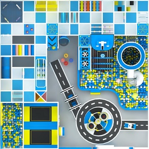 Parque de Atracciones Infantil Personalizado para Interiores, Equipo de Entretenimiento Comercial, Valla de Plástico para Área de Juegos Infantil en Centros Comerciales - Product Image 3