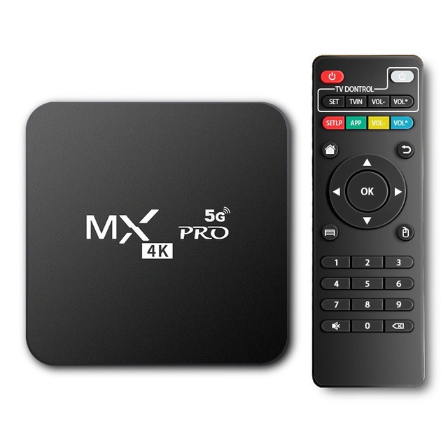Wholesale MXG Pro 4K Android TV Box Multi Chip Options S905W RK3229 RK3228A Android 7.1 9.0 5G WiFi 2GB 16GB Support OEM