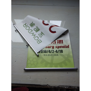 Hai mặt cuộn loại treo biểu ngữ nhẹ có thể gập lại Polyester Trần treo biểu ngữ - Product Image 2