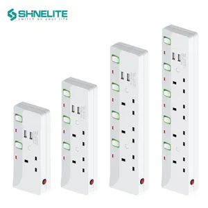 Good quality children protect electrical socket extension with usb