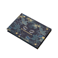 12-Fächer-Palette mit Prägelogo, matter Laminierung und farbenfrohem Lidschatten