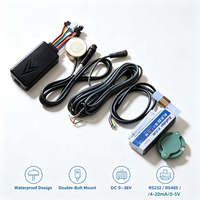 Capteur de niveau de carburant à ultrasons ULS001 4G LTE Traceur GPS Compatible PC Étanche Multi-Véhicules Machines de Construction Température