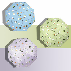 Paraguas <span class=keywords><strong>de</strong></span> Viaje Plegable <span class=keywords><strong>de</strong></span> 3 Secciones, Impresión Digital, Diseño Bonito, Duradero, Compacto, Protección UV, Parasol, Logotipo Personalizado al por Mayor - Product Image 3