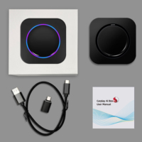 Adaptateur sans fil CarPlay Android Auto QCM6115 Octa-Core avec GPS intégré, écran partagé, design portable pour compatibilité universelle