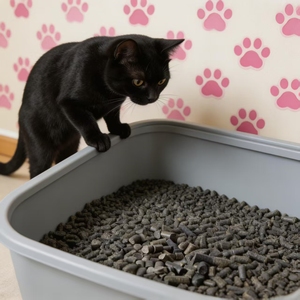 Litière pour chat biodégradable en bois de pin DongnaiPETS, 5,5 kg, sans poussière, hautement absorbante, contrôle supplémentaire des odeurs, gris - Product Image 5