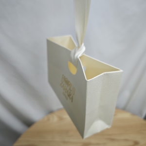Bolsas de Regalo Pequeñas Personalizadas con Cinta para Empaque, Bolsas de Papel Texturizado con Logotipo Impreso, Bolsas Reciclables Ecológicas - Product Image 4