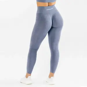 سراويل يوجا عالية الخصر مخصصة عالية الجودة مجموعات طماق activewear سكرونش تضخيم طماق سلس