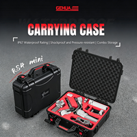 Étui de protection rigide pour drone GEHUA avec mousse personnalisable, étanche, compatible avec DJI Mini 4K et Mini 2