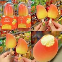 Moule en silicone pour bâtonnets de crème glacée à la mangue 3D nouveauté de qualité alimentaire personnalisé moule à sucettes glacées moule à gâteau mousse