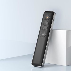 H90 PPT Page Turner 2.4G Digital Laser Air <b>Mouse</b> Wireless Magnifying Electronic <b>Pen</b> Black 140x25x15mm - Product Image 2