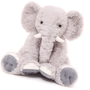 Vivero habitación cama decorativo azul juguetes de peluche de elefante de peluche de felpa animales de peluche juguetes animales - Product Image 2