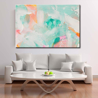 Quadro Astratto Testurizzato su Tela per Soggiorno, Decorazione Boho, Dipinto da Parete Moderno