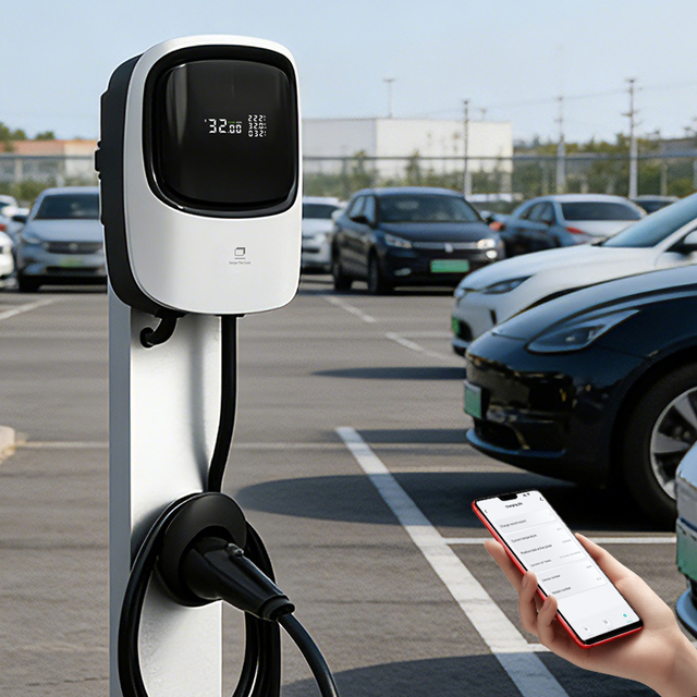 OEM SUPERGENIE ZD01 32A 7kW IP65 EV Charger APP Control Nacs for Compatible New Factory Wallbox Made in China