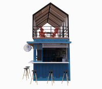 Maison prédécoupée en famille, petite boutique d'école de luxe, installation rapide, café
