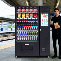 Máquina Expendedora de Snacks y Bebidas Frías RUNYANG con Integración SDK para Pago en Efectivo, Pantalla Táctil, Refrigeración por Compresor y Colores Personalizables