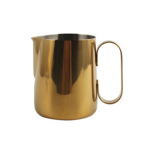 Pichet à vapeur pour expresso avec poignée, en acier inoxydable, portable, 350 ml, pour mousseur à lait et latte art - Product Image 1