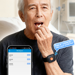 Bouton SOS <span class=keywords><strong>simple</strong></span>, GPS, détection automatique des chutes, alerte d'appel <span class=keywords><strong>pour</strong></span> les personnes âgées atteintes de la maladie d'Alzheimer, personnes handicapées, avec capture à distance - Product Image 6