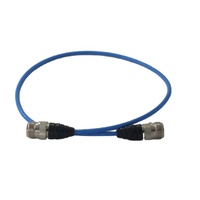 Cable de Antena de 800 mm, Impermeable, Conectores Hembra Tipo N Dobles, Cable Coaxial RF Semiflexible RG402 de 0.141 Pulgadas