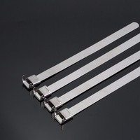 Collier de serrage en acier inoxydable de type L, libérable, 304 316, pour câblage industriel