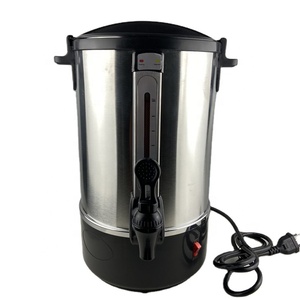 Calentador de Agua de <span class=keywords><strong>10</strong></span> <span class=keywords><strong>Litros</strong></span> / Hervidor Eléctrico Comercial de Doble Pared de Acero Inoxidable para Hogar y Hotel, con Repuestos Gratuitos y Función de Mantener Caliente, Certificación GS - Product Image 3