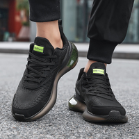 Chaussures de course décontractées et respirantes légères pour hommes avec logo de marque personnalisé baskets à lacets antidérapantes pour le printemps hiver doublure en maille