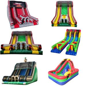 Muro de Escalada Inflable Gigante con Tobogán Doble, Obstáculo Inflable de PVC de 0.55mm, Juego de Obstáculos Inflables para Niños - Product Image 3