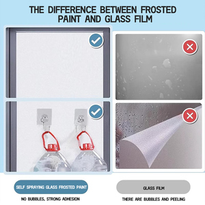 <span class=keywords><strong>Peinture</strong></span> en verre dépoli à base d'eau pour portes de salle de bain de bureau spécial Anti-Peep Window Shade Color-Changing Coating Paint Spray - Product Image 3