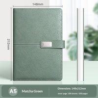 Carnet de notes professionnel A5 personnalisé avec couverture rigide en cuir PU magnétique, ligné, logo personnalisé