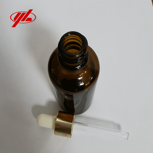 <strong>Amber</strong> Essential Oil <strong>Glass</strong> <strong>Bottle</strong> with Dropper - Product Image 3