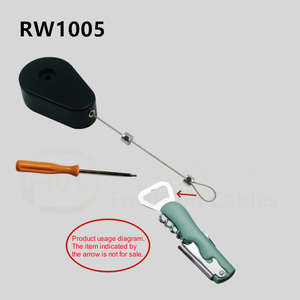 Secador de pelo RUIWOR RW1005, caja de extracción antirrobo, abridor de botellas, cordón de posición de Cable DE SEGURIDAD retráctil - Product Image 3