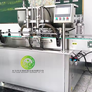 Tự động định lượng PLC kiểm soát bao bì thủy tinh dán lỏng mật ong bơ đậu phộng ăn được Máy rót dầu - Product Image 4