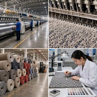 Moquette Commerciale Bouclée en Rouleau de 4m de Large, Ignifuge, Insonorisante, Mur à Mur, pour Hôtels, Bureaux et Couloirs