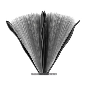 Teumsae Joint d'étanchéité triple broche pour fenêtre coulissante et porte, en mohair, insonorisant - Product Image 1