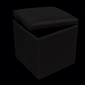Modern <b>Stool</b> Living Room Furniture <b>Storage</b> Box Fabric Stainless Steel Bamboo Highest Quality Sample Available <b>Stools</b> Counter - Product Image 3