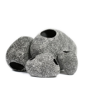 Keramische Aquarium <span class=keywords><strong>Cichlid</strong></span> Stone Rock Cave Stone Decoratie Aquarium Fokken Behuizing Onderdak Ornament Voor Cichliden - Product Image 2