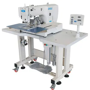 Máquina de coser automática con ojo de gancho para ropa interior, QS-2516BW con hebilla de sujetador, patrón de ordenador, industrial