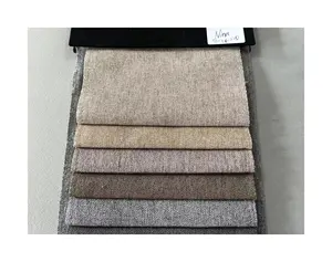 Langsum # WILLY # 机织沙发面料高品质家纺面料机织亚麻涤纶彩色面料枕垫