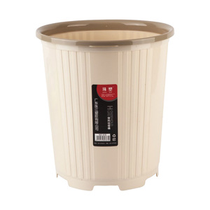 Poubelle en plastique rose 4L, durable, pour la maison et le bureau - Product Image 3