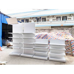 Estante de Metal personalizado para supermercado, estantería de exhibición de doble cara para supermercado, Lozier madux <span class=keywords><strong>Gondala</strong></span> - Product Image 5