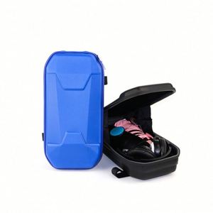 Estuche de Almacenamiento para Bicicleta o Scooter, Impermeable, Bolsa para Cuadro Delantero, Azul, Carcasa Rígida, Portátil, de EVA - Product Image 1