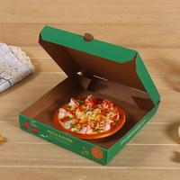 Boîte à pizza en carton ondulé personnalisée, imprimée sur mesure, 8, 10, 12, 16 pouces, réutilisable, emballage personnalisé, boîte à pizza pas chère