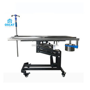 Table vétérinaire OSCAT Table de chirurgie vétérinaire hydraulique électrique avec dessus en maille <span class=keywords><strong>et</strong></span> support de perfusion - Product Image 3
